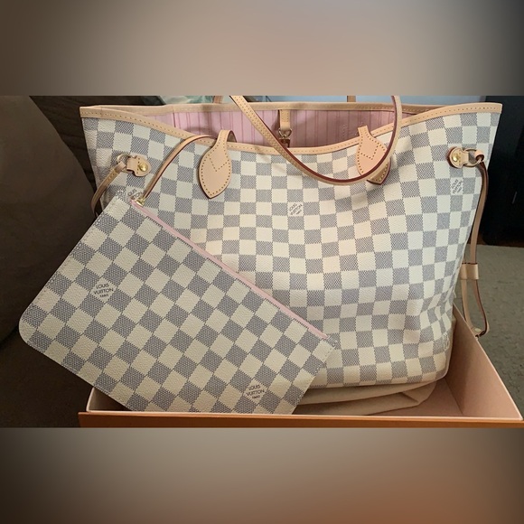 Louis Vuitton Daniele Azur Neverfull MM - Picture 1 of 1